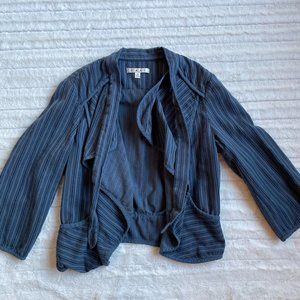 CAbi Must Have‎ 870 Top Blue Stripe Top